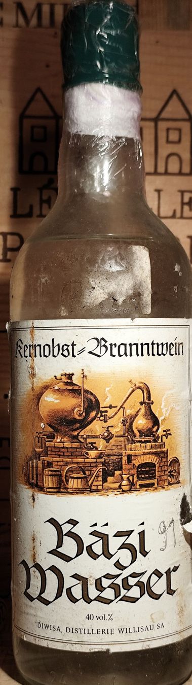 Bevande alcoliche: Kernobst Branntwein Bäzi Eigenbrand  – Nuovo (secondo la descrizione) da Büsserach venduto da Vintage-vins