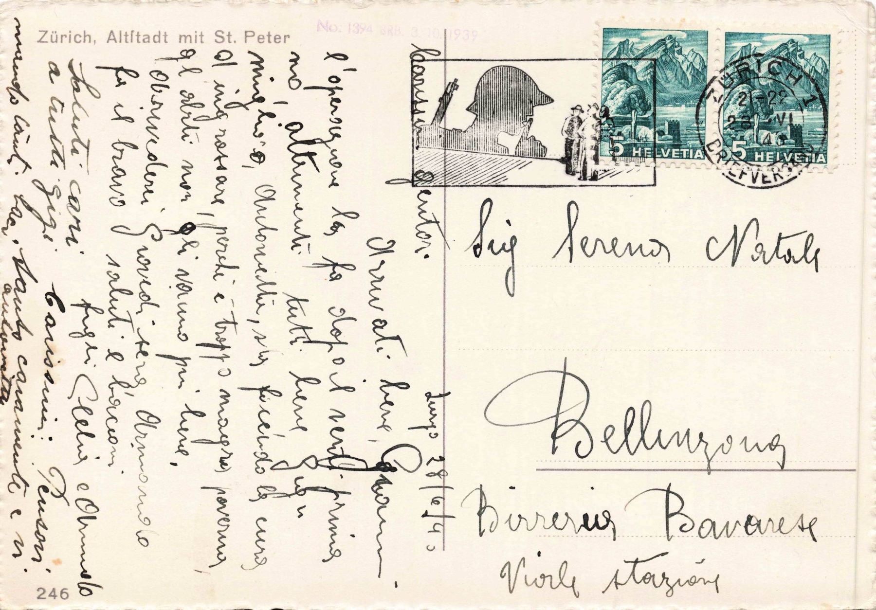 Cartes postales: Zurich G – D'occasion à Biasca par Blenio71 1