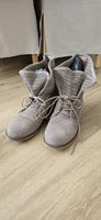 Schnürstiefel Frühling/Sommer aus Velour Gr. 40