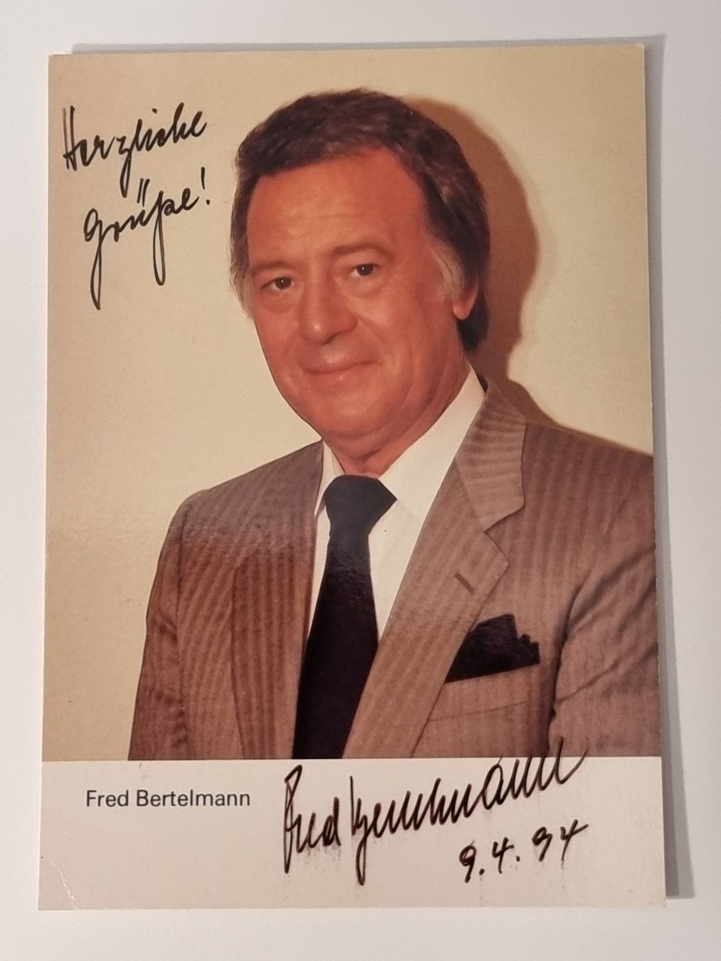 Autographes: Fred Bertelmann Originalautogramm – D'occasion à Winterthur par Christinakim