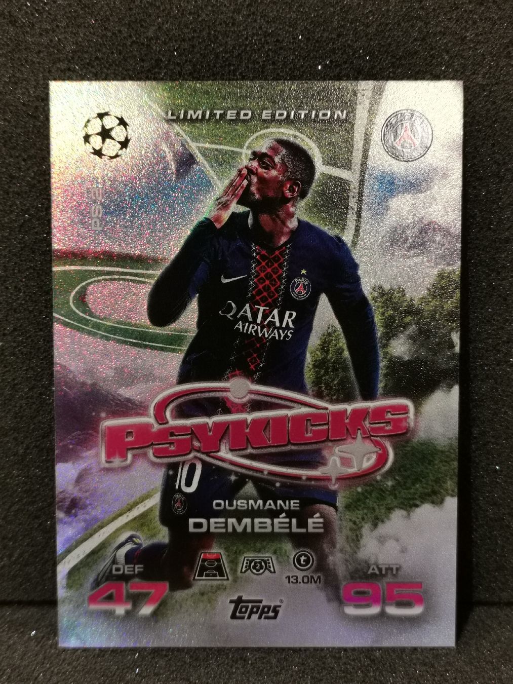 Topps Carte collezionabili: Match attax 2025 /26 Extra Ousmane Dembélé Psykicks  – Usato da Einsiedeln venduto da sza_588x