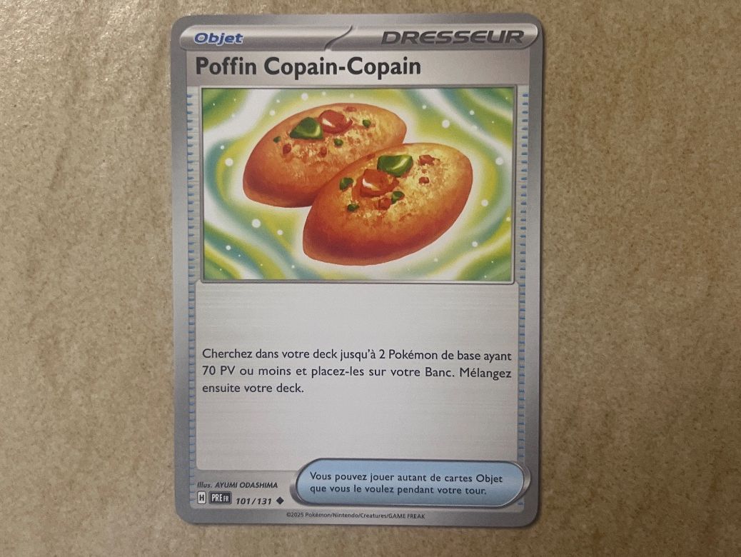 Pokémon Carte collezionabili: Carte Pokemon Poffin Copain-Copain - PREFR – Usato da Vernayaz venduto da Darkfrost