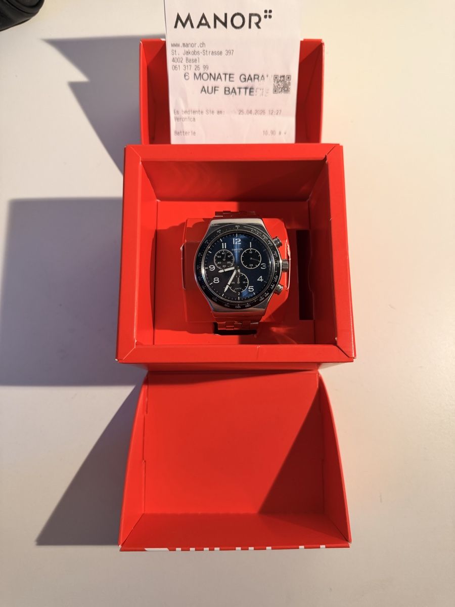 Swatch Orologi: Swatch Chrono Automatic Watch, stainless steel bracelet – Usato da Witterswil venduto da J2025_28 1