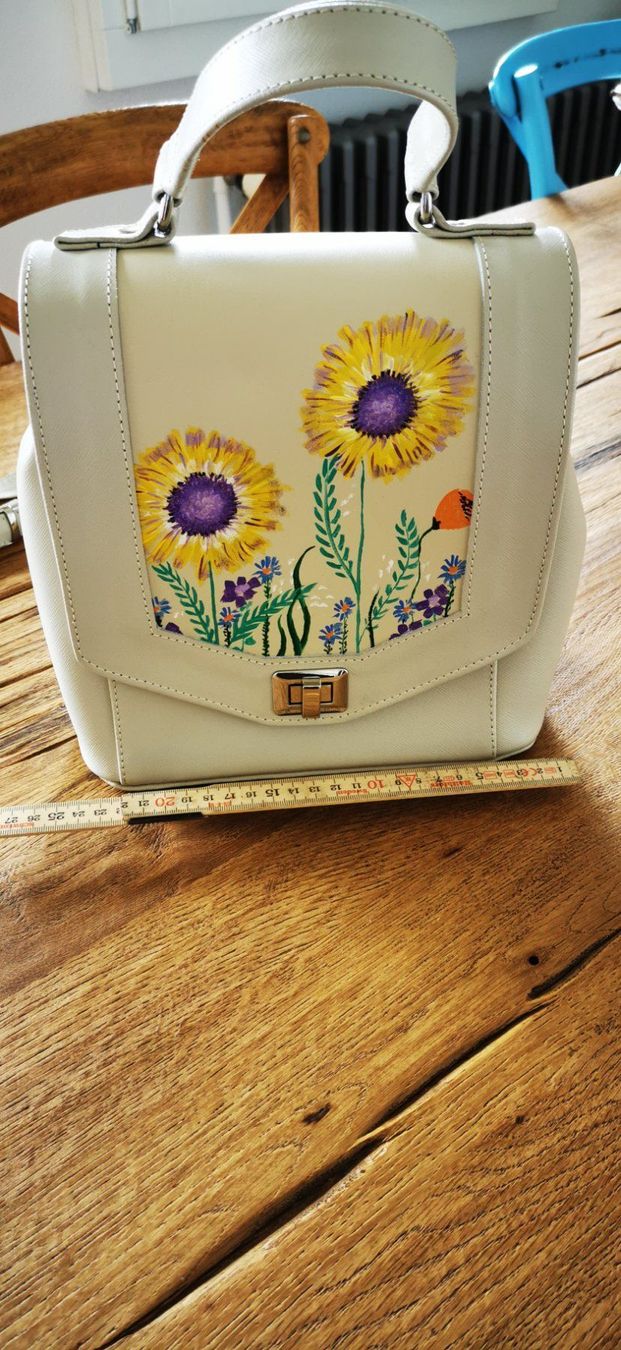 Borse da donna: Tasche Unikat mit Malerei – Usato da Bern venduto da lore_frand 4
