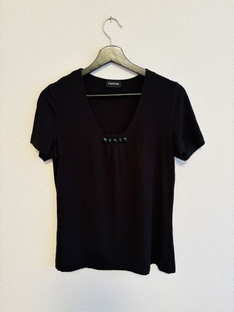 Schwarzes Taifun T-Shirt, Top Zustand, Grösse 38