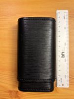 Zigarrenetui Villiger 1888 - schwarz - Leder - gebraucht