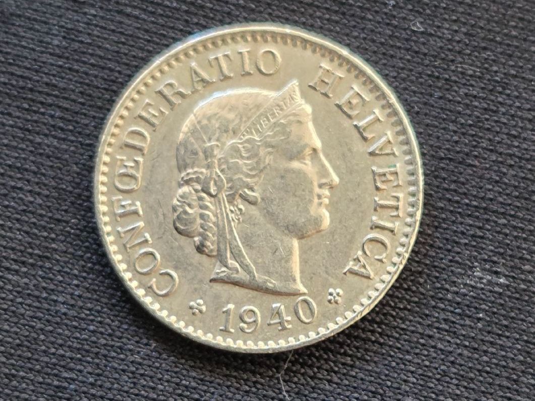 Tutti le monete: 5 cts 1940 – Usato da Genève venduto da bbastos