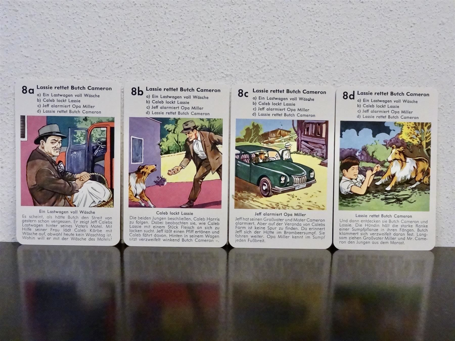 Giochi: schönes altes Quartett LASSIE – Usato da Kerzers venduto da wisaundso 8