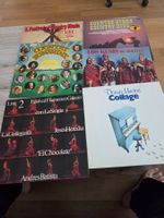 9 Schallplatten Country, Rock'n Roll, Guitar Hits, ecc.
