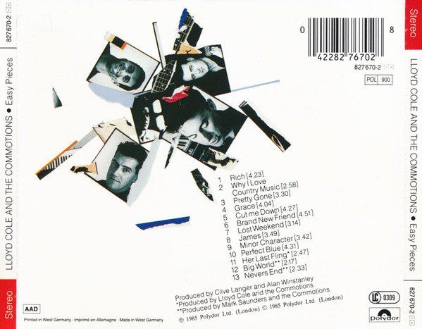 CDs: CD Lloyd Cole & the Commotions - Easy pieces (1985) – Gebraucht aus Möriken AG von mineralia 1
