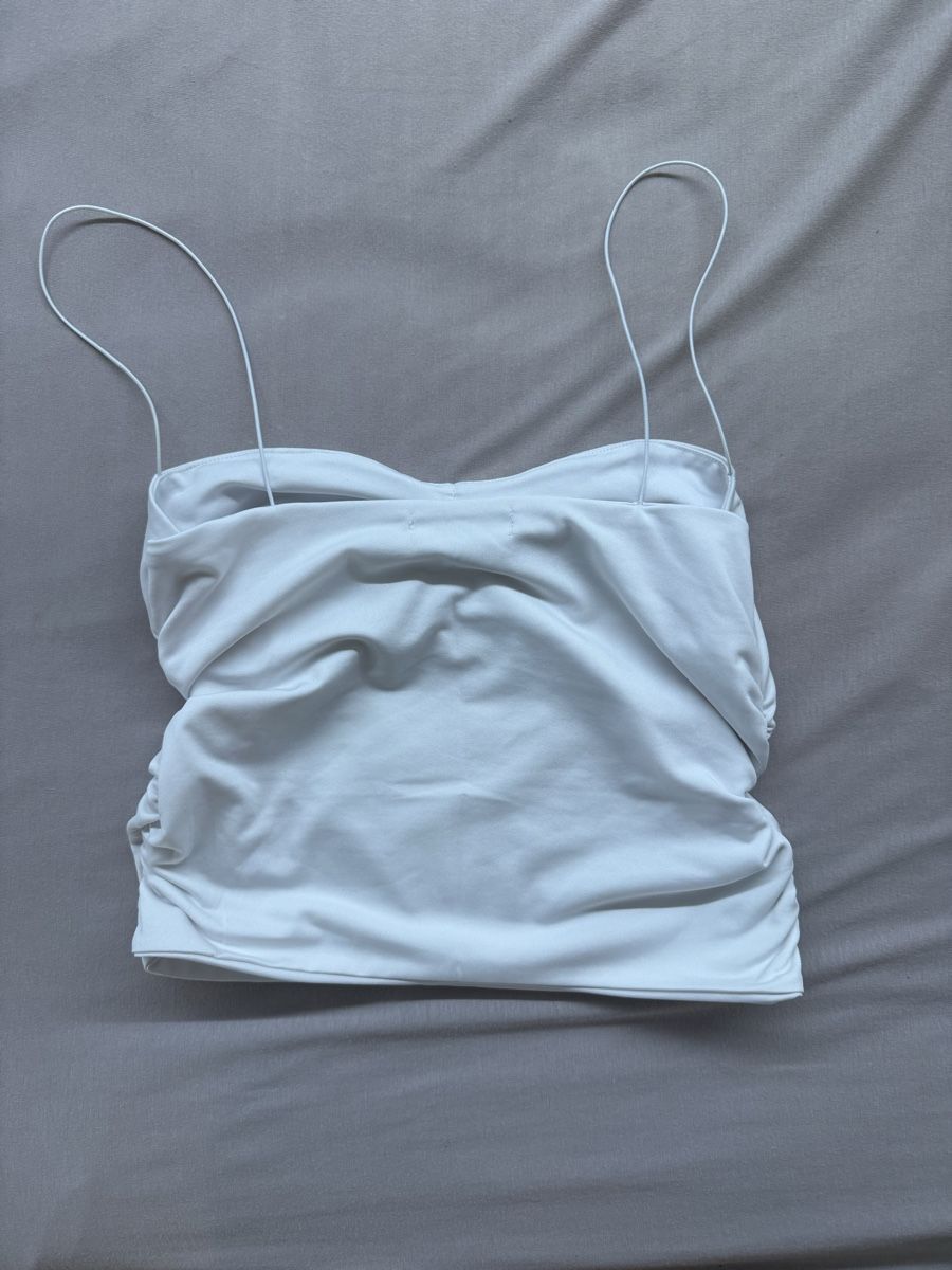 Tops: Top blanc taille M bon état – Gebraucht aus Granges VS von coraliegrd5 1