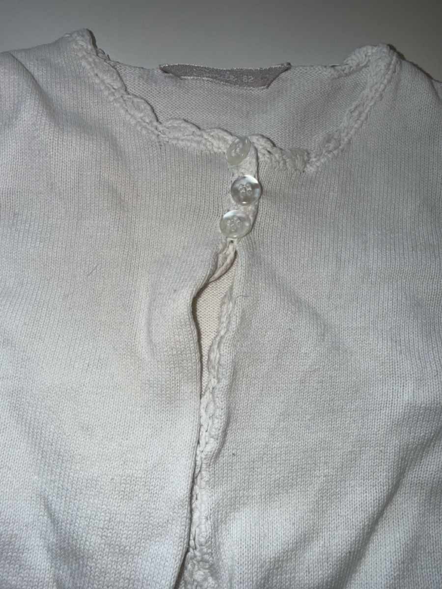 Altro abbigliamento: Gilet blanc pour bébé taille 62 – Usato da Saulcy venduto da lanah31 1