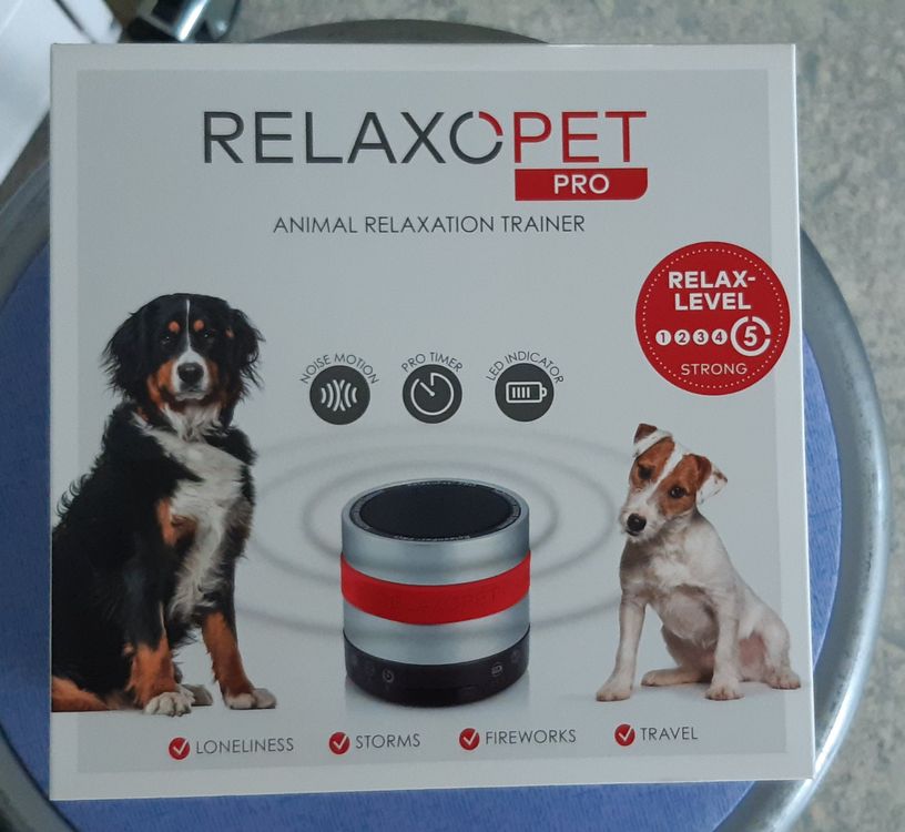 RelaxoPet PRO - Trainer Rilassante Per Cani, Con Onde Sonore Calmanti, Ideale Per Temporali, Viaggi E Ansia Da Separazione