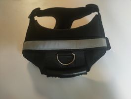 Harnais pour chien noir, robuste et confortable, taille M