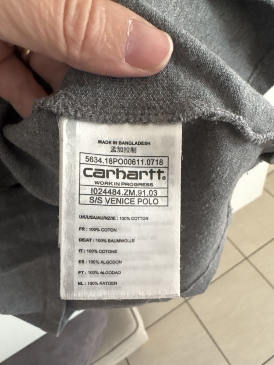 Carhartt Magliette Polo: Polo Carhartt gris, taille M, – Nuovo (secondo la descrizione) da Pully venduto da kaba07 4