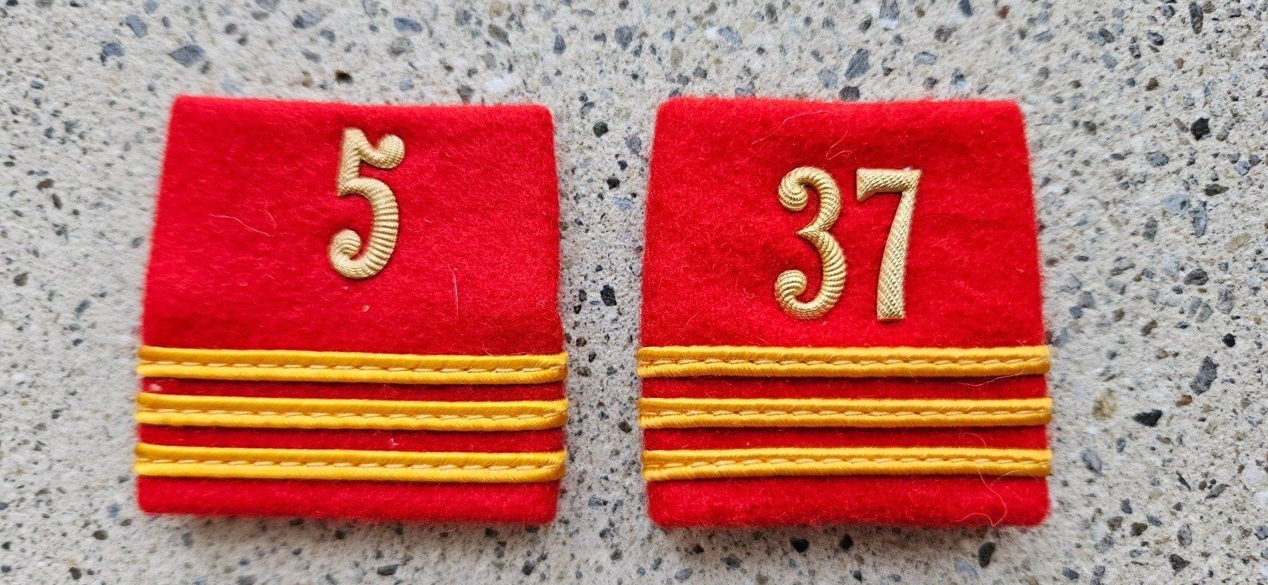 Schweizer Armee Placchette & Badge: *** Patten /Schulterschlaufen mit Nummer *** – Usato da Riedholz venduto da fr_sIruP