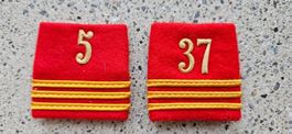 *** Patten /Schulterschlaufen mit Nummer ***