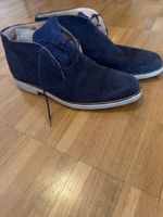 Boots men dark blue suede size 42 used