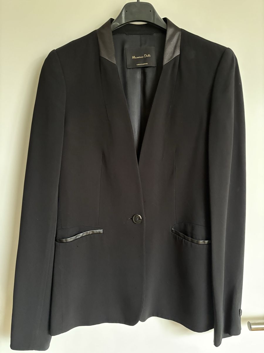 Massimo Dutti Anzüge & Kostüme: Black Elegant Business Blazer | Size 34/S | Massimo Dutti – Gebraucht aus Zürich von cha_jz8q