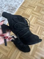 Schwarze Schnür Schuhe (Gr. 39) 🍂
