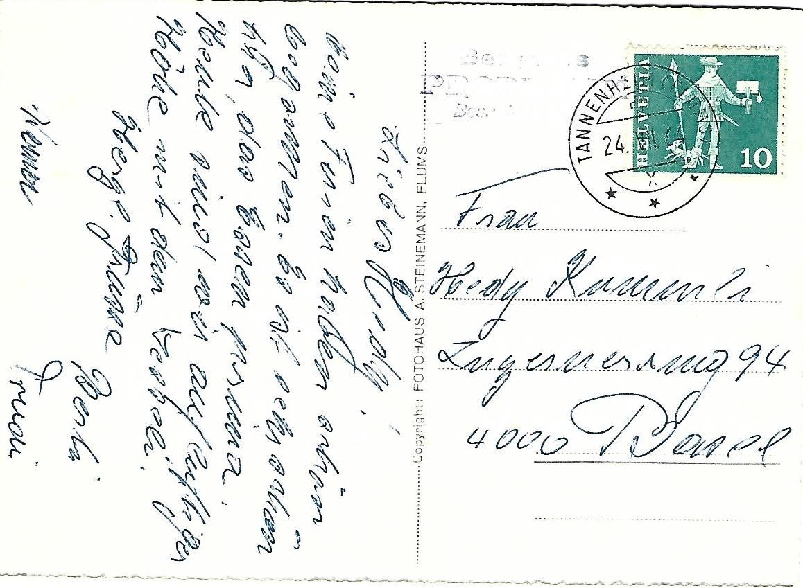 Cartoline postali: Flumserberg Berghaus Brodchamm SG – Usato da Wetzikon ZH venduto da Brulu100 1