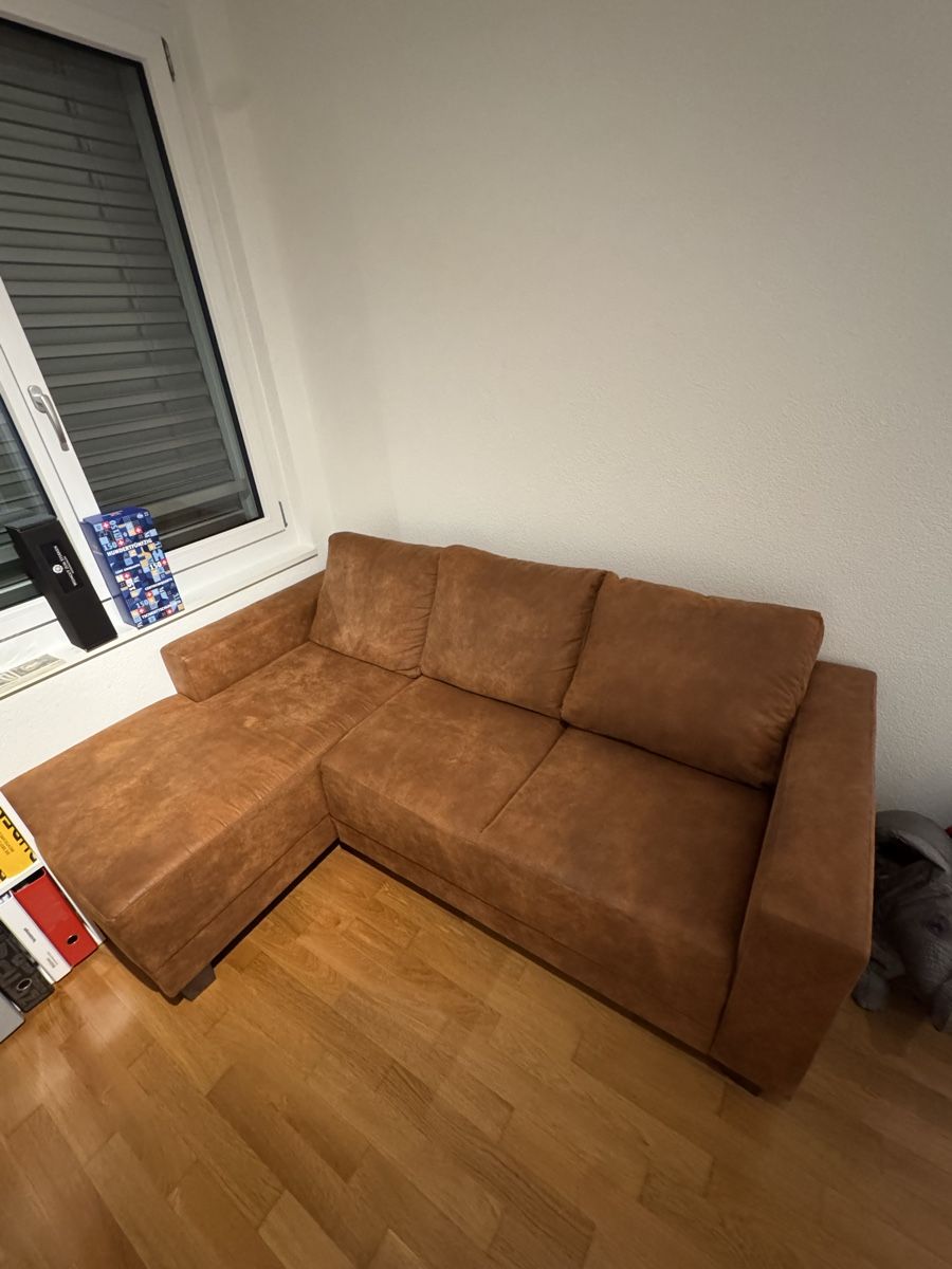 Sofas: Ecksofa, braun – D'occasion à Würenlingen par jonasmer1998