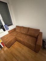 Ecksofa, braun