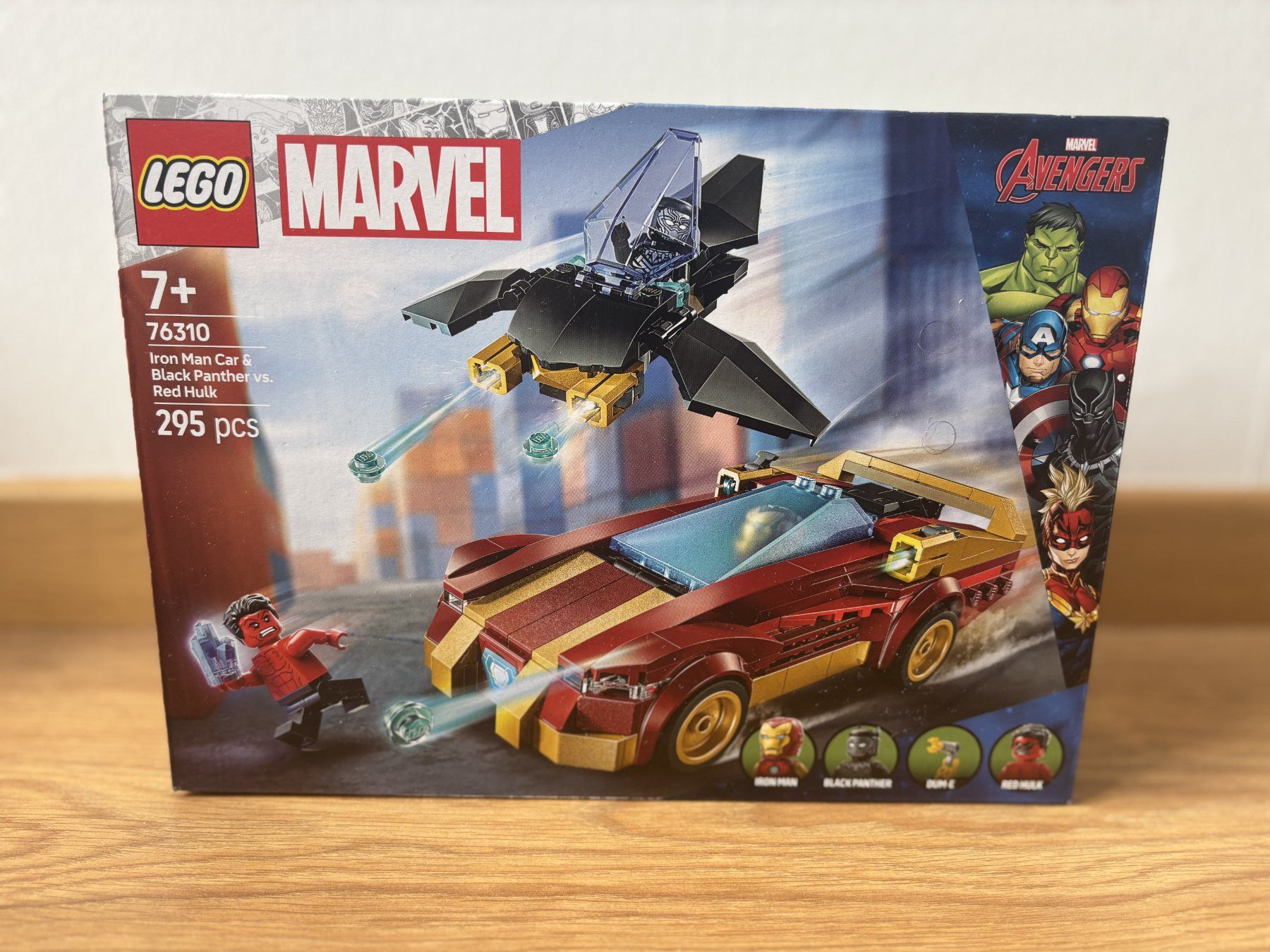 LEGO 76310 - Iron Man Car & Black Panther vs. Red Hulk (Neu und ...