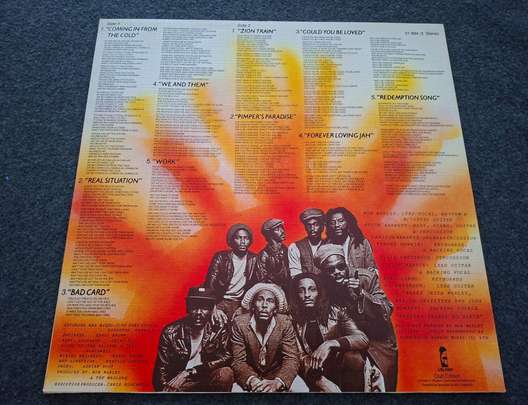 Schallplatten: Bob Marley & the Wailers, Uprising, LP – Gebraucht aus Merenschwand von lea61 1