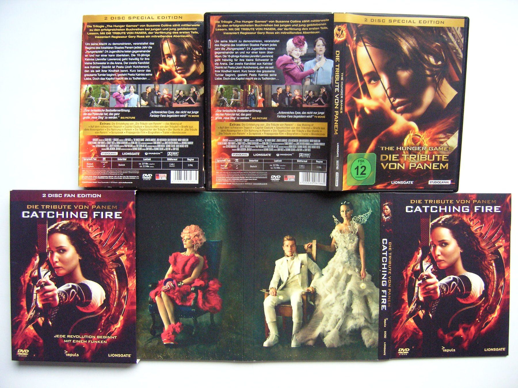 Tutti i DVDs: Die Tribute von Panem - Complete DVD Collection – Usato da Zuzwil SG venduto da vette13 5