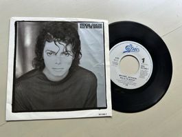 MICHAEL JACKSON tolle Single Kult Top Man in the mirror text