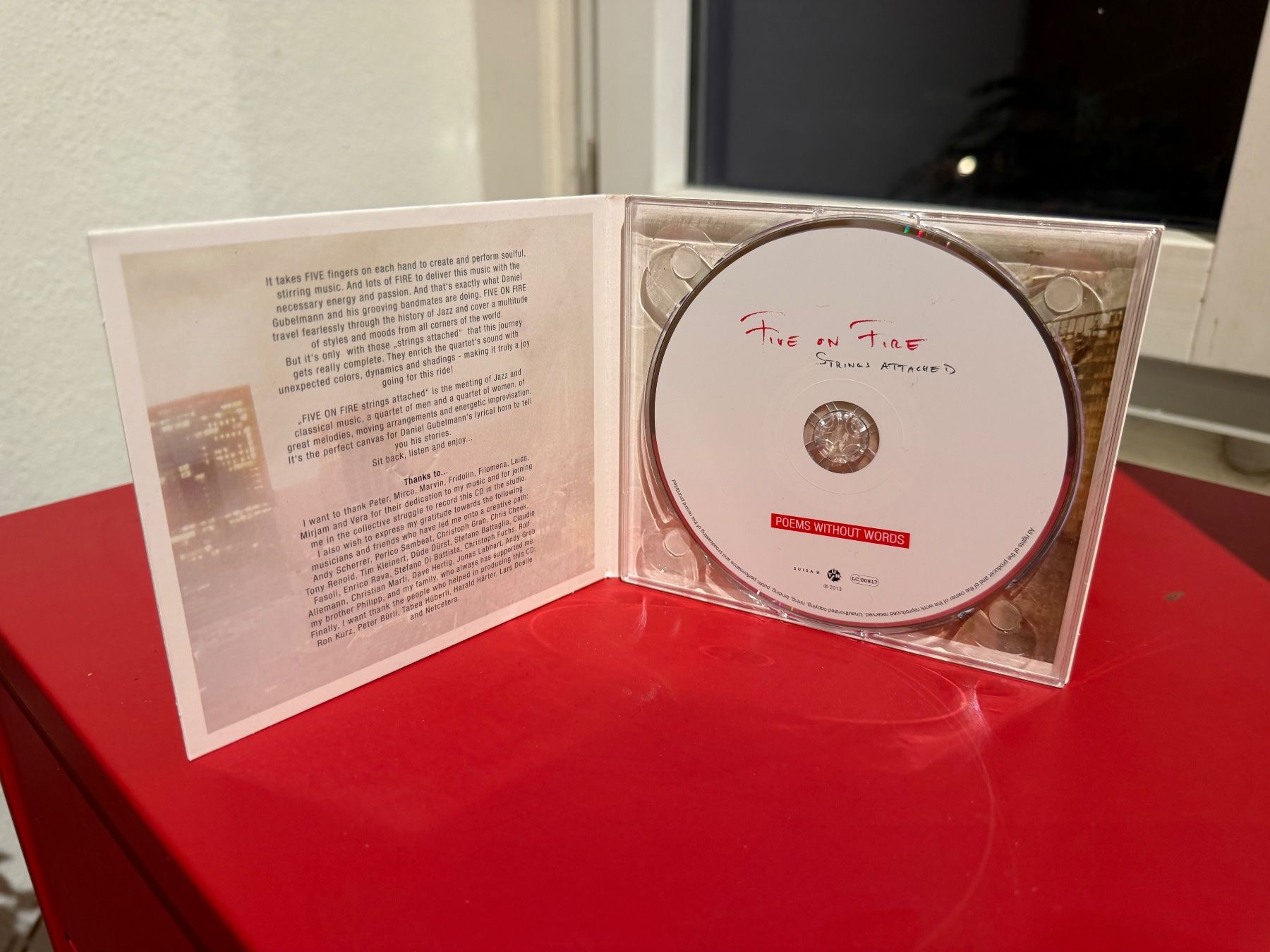 CD: Five On Fire - Poems Without Words - KA02B – Usato da Küsnacht ZH venduto da JazzRecords 2