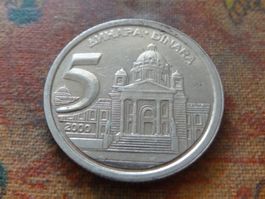 YOUGOSLAVIE  5  Dinara  2000