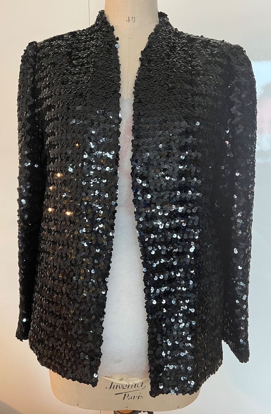 Giacche: Schwarze Pailletten Jacke, Grösse 40 – Usato da Kilchberg ZH venduto da jul_d2j2 1
