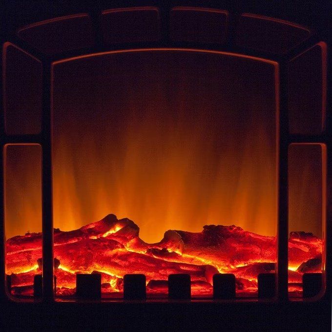 Camini: Elektrischer Kamin mit Heizung – Nuovo e nell'imballaggio originale da Winterthur venduto da aredo 2