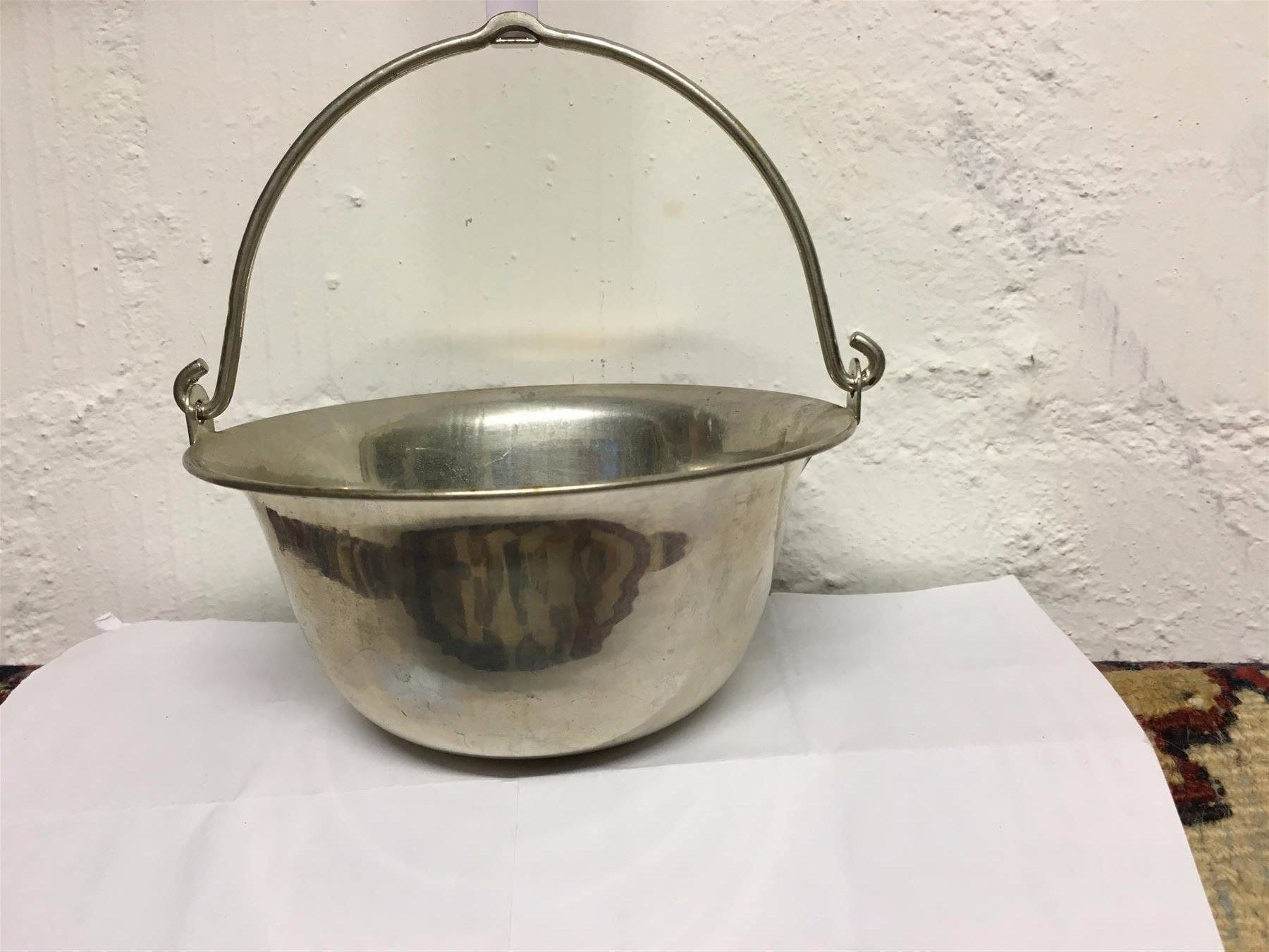 Pentole: Herrliche Silberne Schale mit Haltegriff – Usato da Steinhausen venduto da Super05 2
