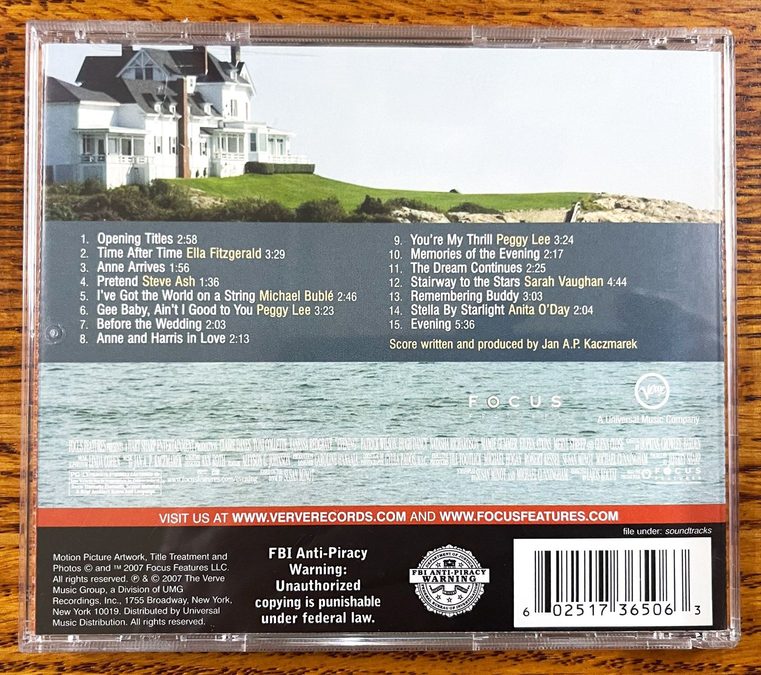 CD: Evening - By Jan A.P.Kaczmarek CD – Usato da Oftringen venduto da Vucki 1