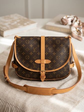 Vintage-Klassiker: Original Louis Vuitton Saumur Tasche