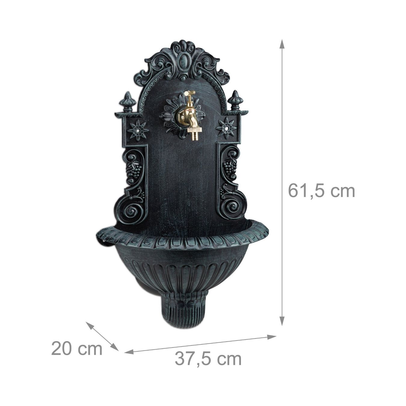 Stagni & Fontane ornamentali: Wandbrunnen im ANTIK-STIL – Nuovo e nell'imballaggio originale da Gerlafingen venduto da Tsuru 2