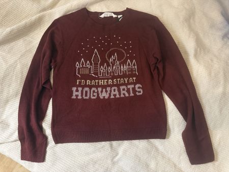 H&M Hogwarts Jumper, Size 164 Cosy and Sparkly!