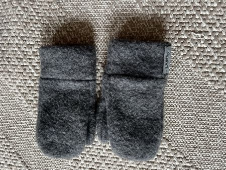 Alana wolle Handschuhe 3-4 Jahre grau neu