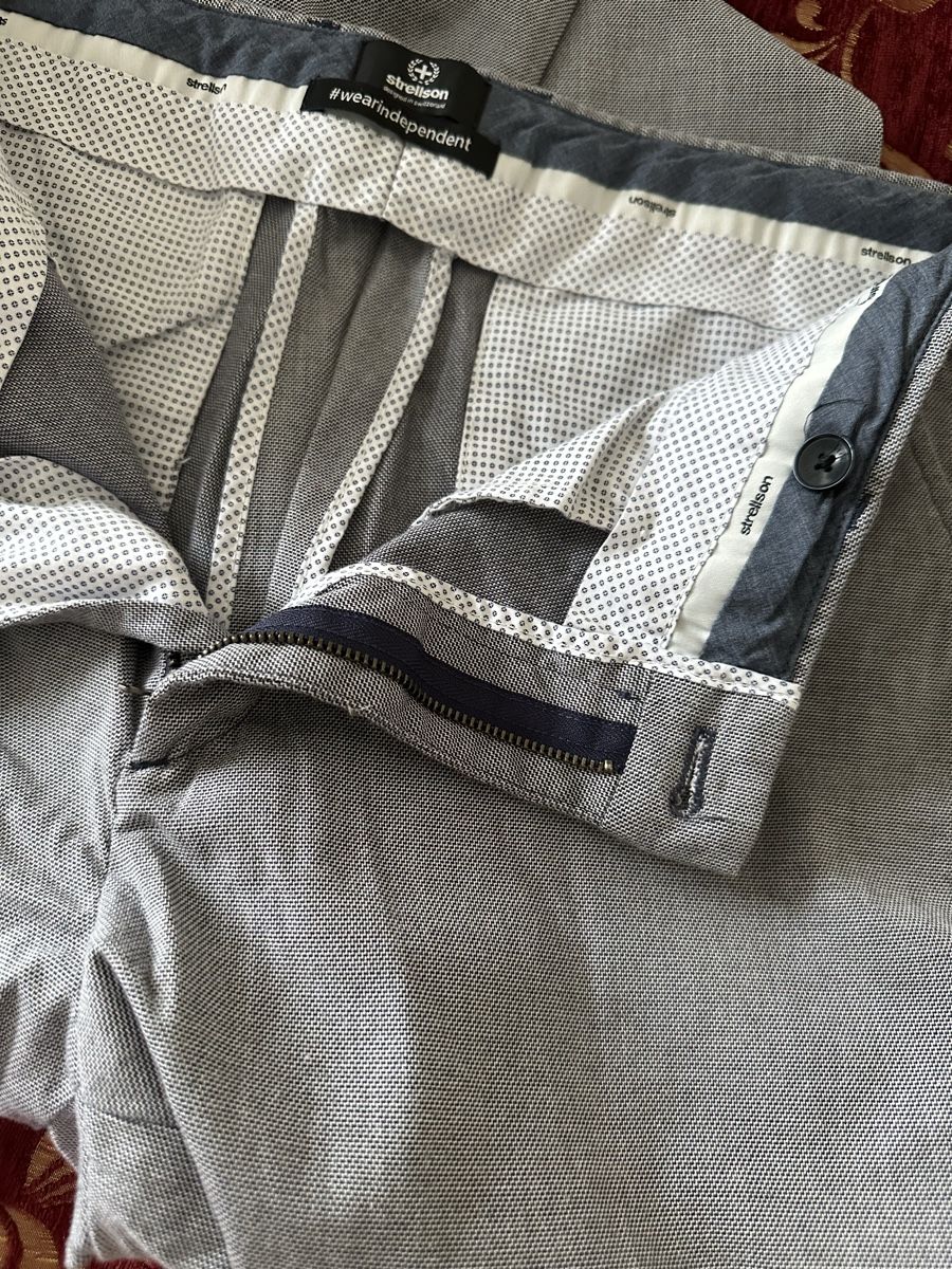 Strellson Pantaloni: Strellson Hose grau Gr. 34/32 Regular Fit – Nuovo (secondo la descrizione) da Zürich venduto da Herbion1 4