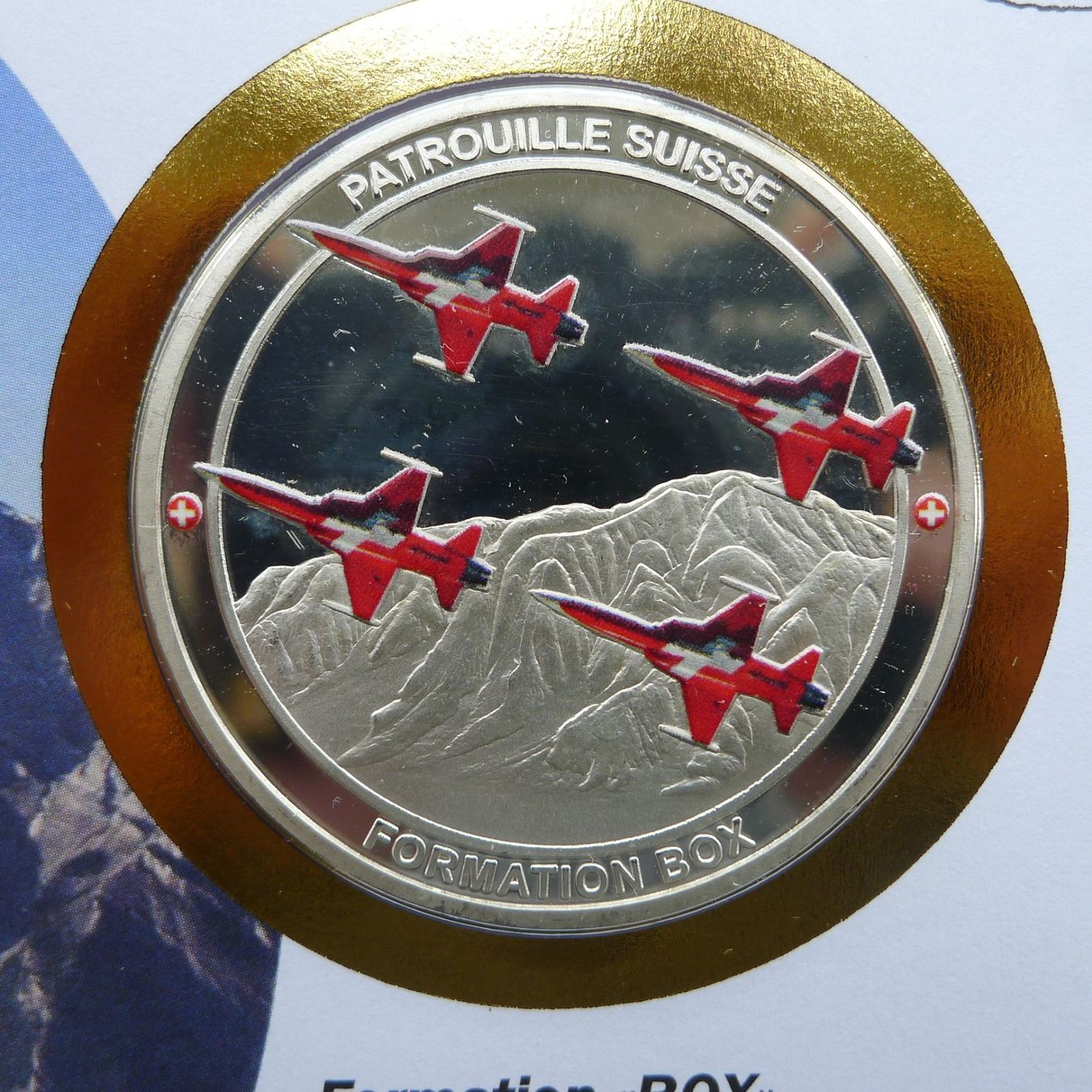 Tutti i francobolli: 2023, Patrouille Suisse Numisbrief "Formation BOX" – Usato da Sursee venduto da Luzernerraute 1