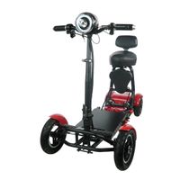 MS-3000 Faltbarer Mobilitäts-Scooter Rot - 40 KM