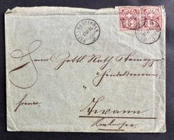 BRIEFUMSCHLAG 1907 M.CHARLES CRETTEZ NOTAIRE A MOUTIER