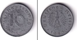 10 Pfennig Deutsches Reich 1943 G