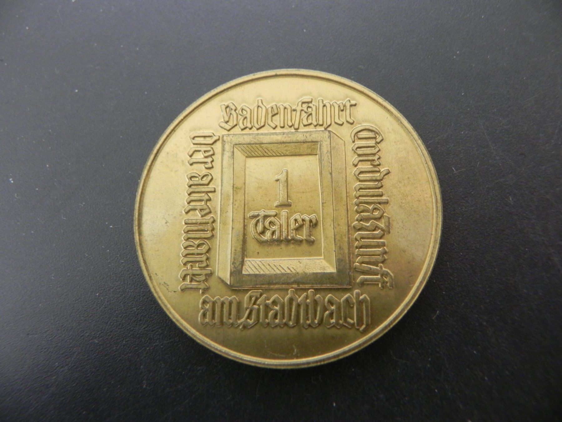 Medaillen: Medaille Badenfahrt 1 Taler 1978 – Gebraucht aus Biel/Bienne von Gogolozi 1