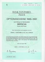 Vontobel Historische Wertpapiere