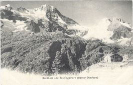 Breithorn und Tschingelhorn Berner Oberland Chocolat Cailler