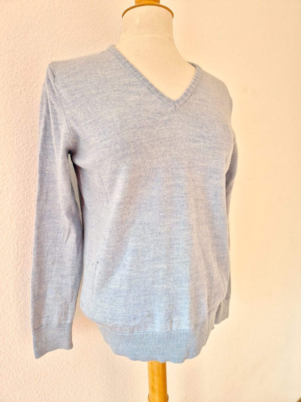 Walbusch Pullover & Sweatshirts: WALBUSCH PULLOVER PULLI 36 S HELLBLAU SCHURWOLLE BUTTERWEICH – Gebraucht aus Elsau von the-colorful-side 5